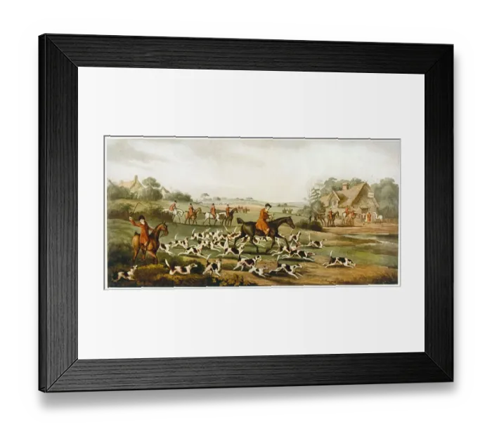 Framed Print : Going to Cover / Hunting Framed Print : Going to Cover / Hunting