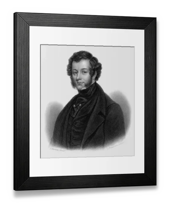 Framed Print : Charles Elme Francatelli Framed Print : Charles Elme Francatelli