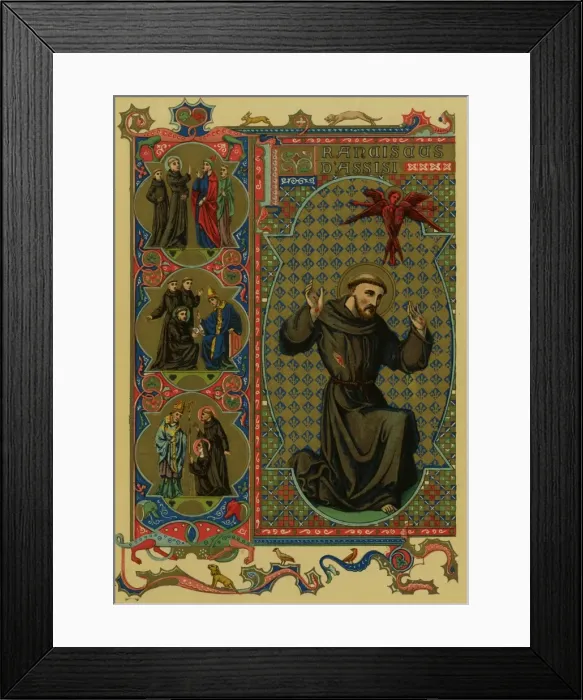 Framed Print : Francis Assisi / Butler Framed Print : Francis Assisi / Butler