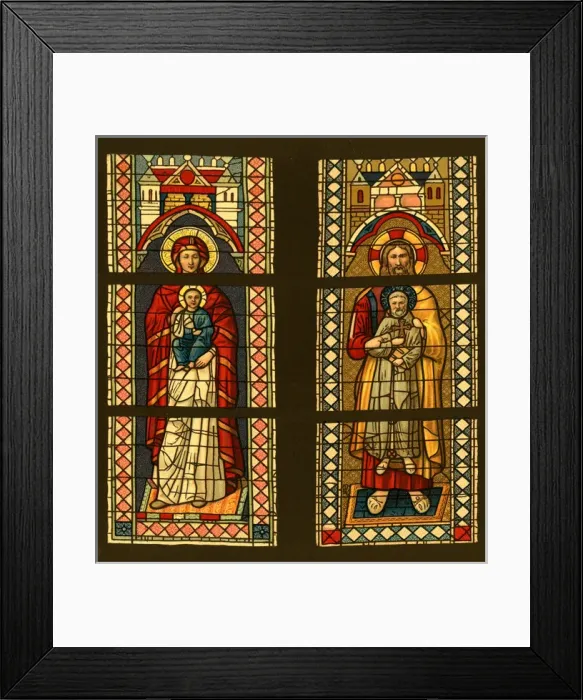 Framed Print : Francis Assisi / Window Framed Print : Francis Assisi / Window