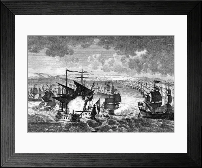 Framed Print : Armada / English Attack Framed Print : Armada / English Attack