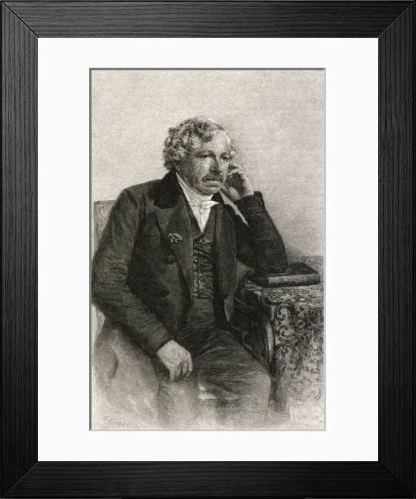 Framed Print : Louis Daguerre