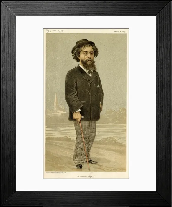 Framed Print : Alphonse Daudet / Guth Vf Framed Print : Alphonse Daudet / Guth Vf