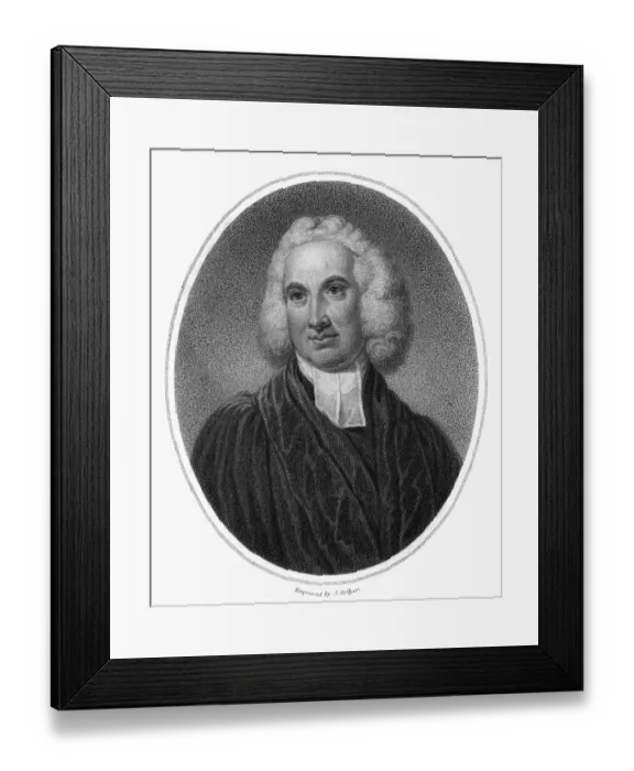 Framed Print : Edward Young / Writer Framed Print : Edward Young / Writer