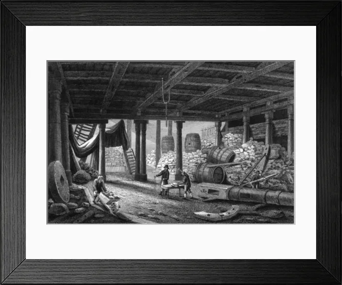 Framed Print : Factory Interior Framed Print : Factory Interior