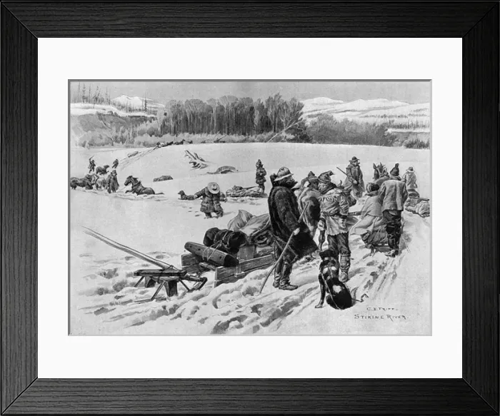 Framed Print : Klondike Gold Rush Framed Print : Klondike Gold Rush