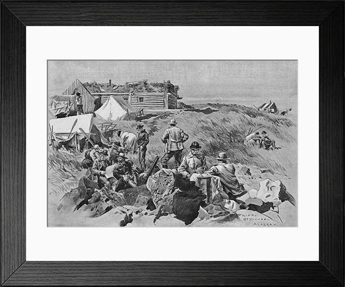 Framed Print : Klondike Gold Rush Framed Print : Klondike Gold Rush