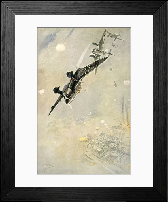 Framed Print : Stukas Bomb England Framed Print : Stukas Bomb England