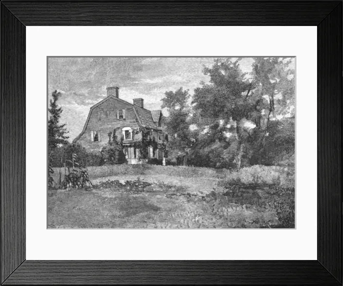 Framed Print : Rw Emerson / Old Manse Framed Print : Rw Emerson / Old Manse