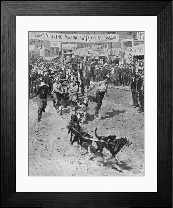 Framed Print : Klondike Gold Rush Framed Print : Klondike Gold Rush