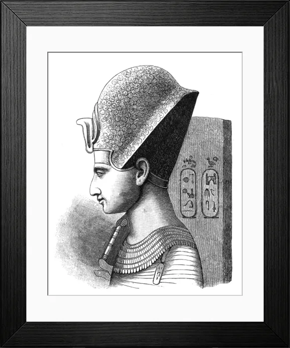 Framed Print : Rameses II of Egypt Framed Print : Rameses II of Egypt