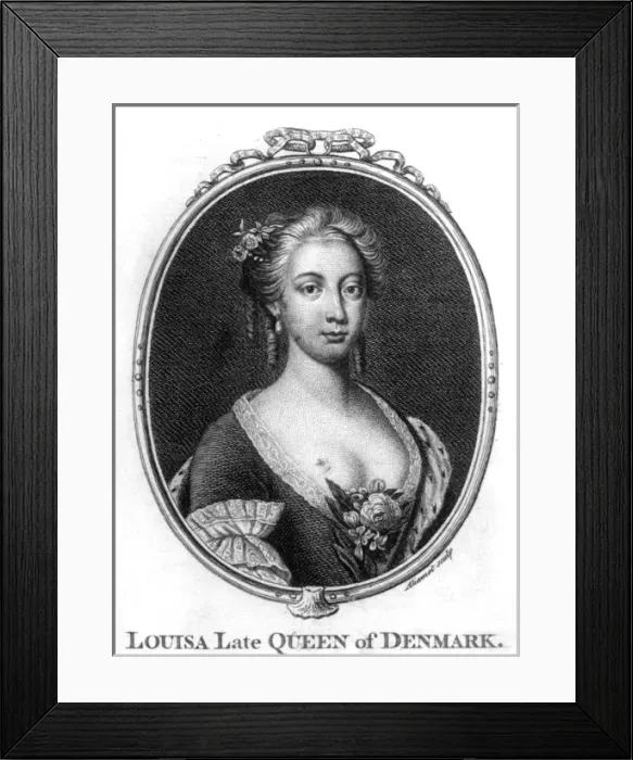 Framed Print : Louisa Queen of Denmark Framed Print : Louisa Queen of Denmark
