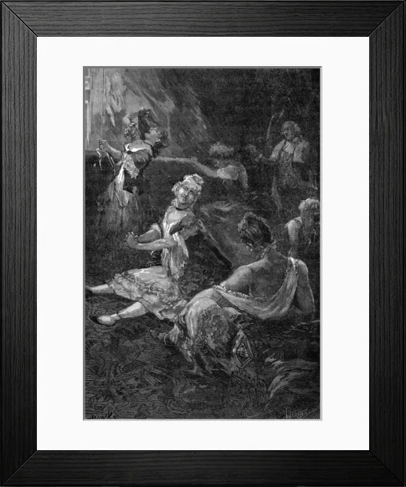 Framed Print : Mesmers Patients Framed Print : Mesmers Patients