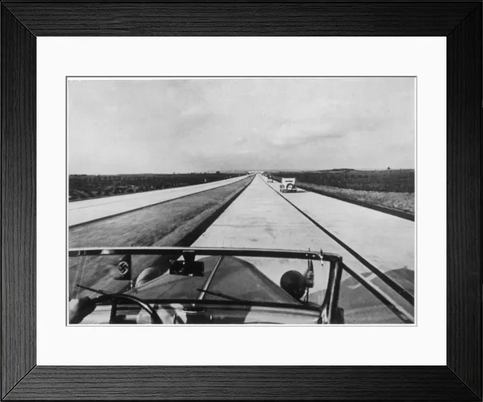 Framed Print : On a German Autobahn Framed Print : On a German Autobahn