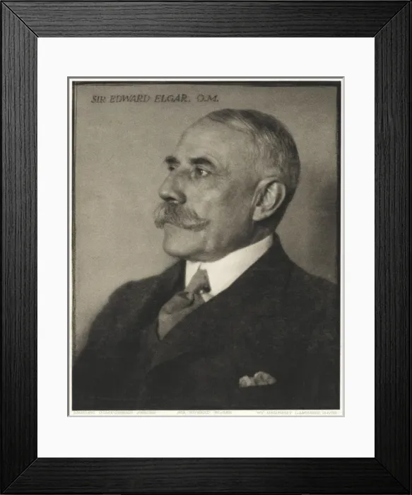 Framed Print : Edward Elgar Framed Print : Edward Elgar