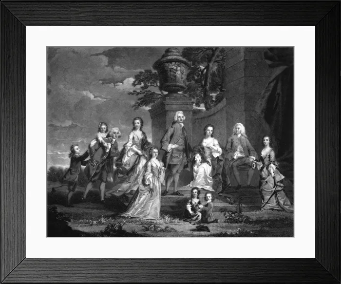 Framed Print : Richard Eliot & Family Framed Print : Richard Eliot & Family