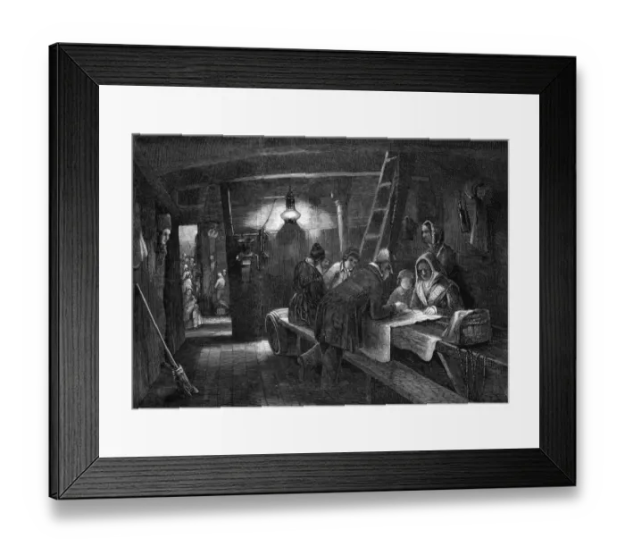Framed Print : Emigration / USA Framed Print : Emigration / USA