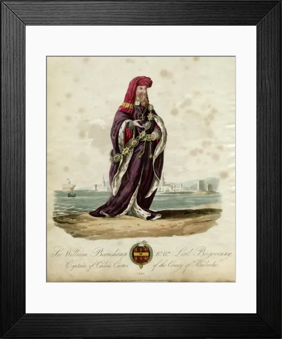 Framed Print : Lord William Bergavenny Framed Print : Lord William Bergavenny
