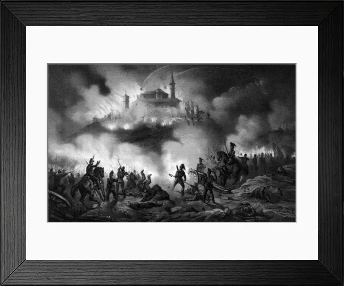 Framed Print : 1848 / Attack on Volta Framed Print : 1848 / Attack on Volta