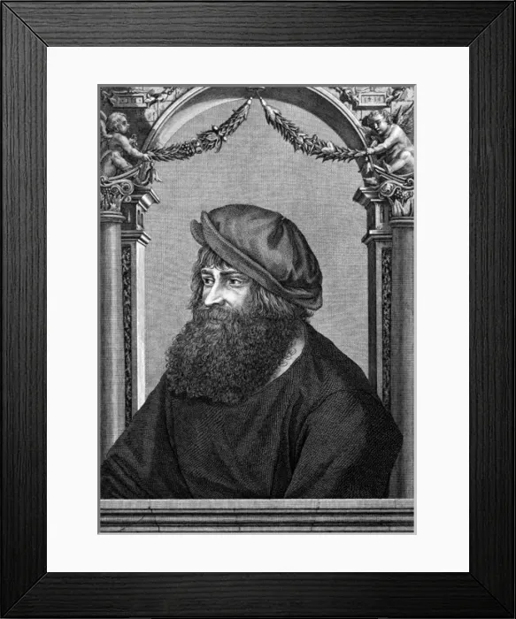 Framed Print : Hubert Van Eyck / Garreau Framed Print : Hubert Van Eyck / Garreau