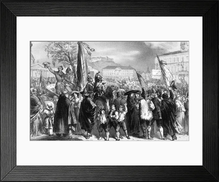 Framed Print : 1848 / NAPLES / DEMO Framed Print : 1848 / NAPLES / DEMO