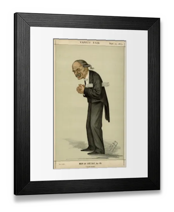 Framed Print : Sir Julius Benedict / Spy Framed Print : Sir Julius Benedict / Spy