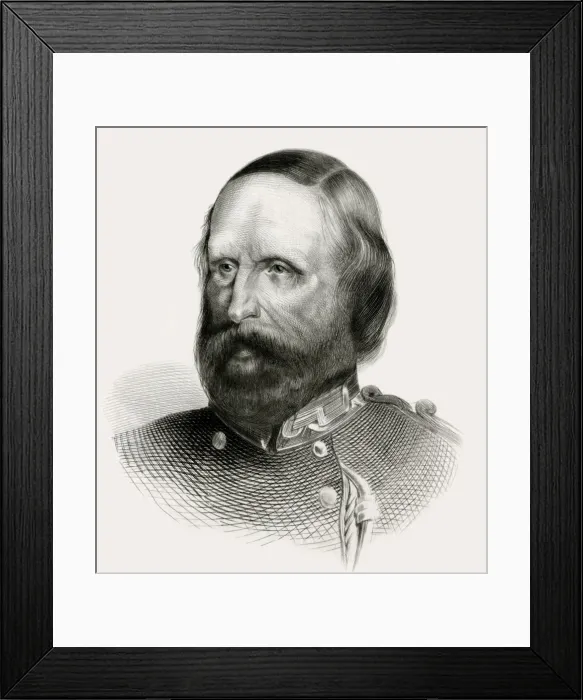 Framed Print : Guiseppe Garibaldi Framed Print : Guiseppe Garibaldi