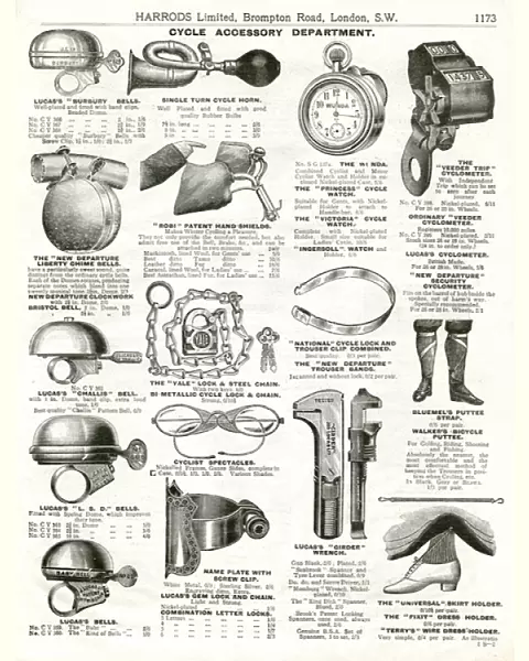 Trade catalogue of cycle accessories 1911