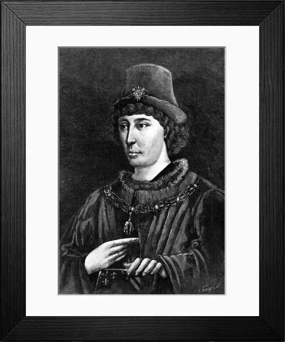 Framed Print : Philippe Le Bon / Anon Framed Print : Philippe Le Bon / Anon