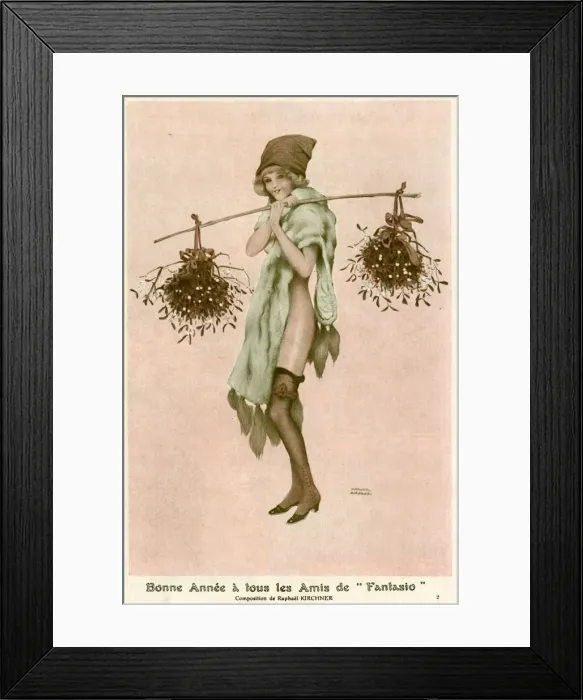 Framed Print : Female Type / Mistletoe Framed Print : Female Type / Mistletoe