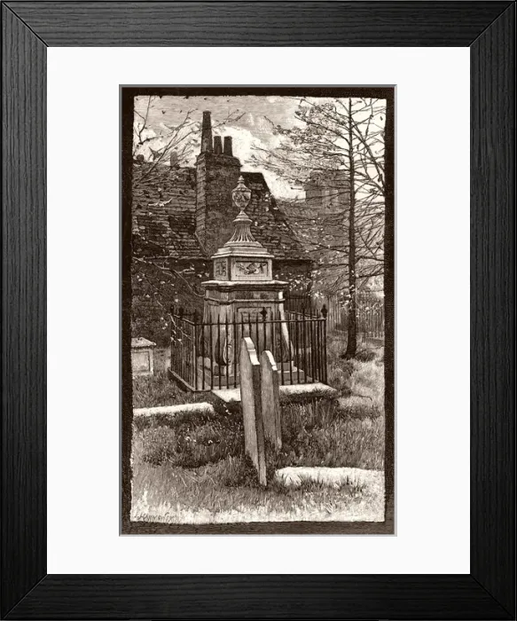 Framed Print : Hogarths Tomb Chiswick Framed Print : Hogarths Tomb Chiswick