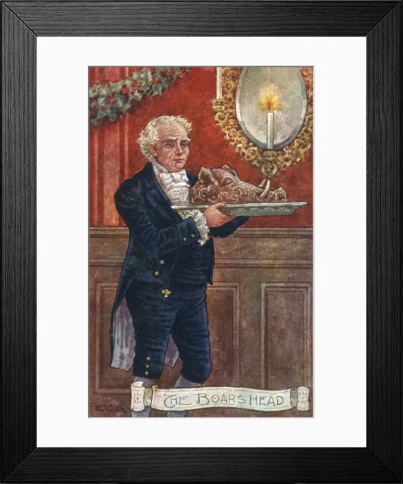 Framed Print : Butler & Boars Head Framed Print : Butler & Boars Head