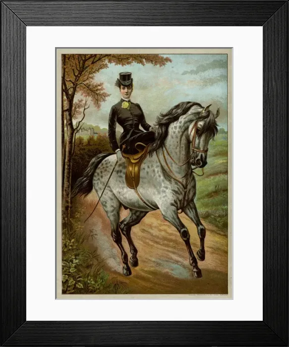 Framed Print : Alexandra out Riding Framed Print : Alexandra out Riding