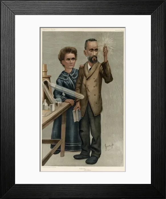 Framed Print : Marie and Pierre Curie Framed Print : Marie and Pierre Curie