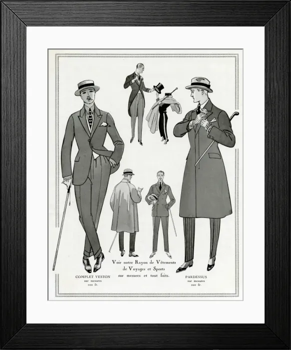 Framed Print : Mens jackets and coats Framed Print : Mens jackets and coats
