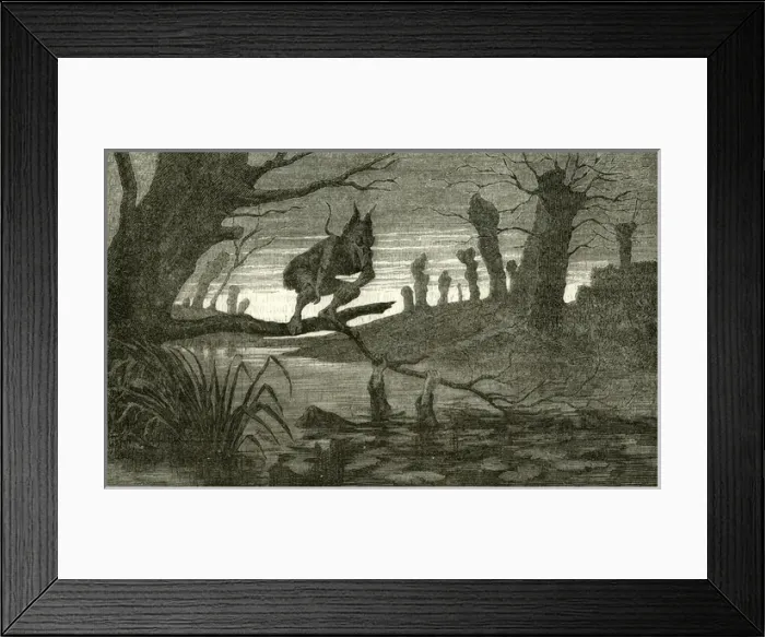 Framed Print : Folklore / Lupeux Framed Print : Folklore / Lupeux