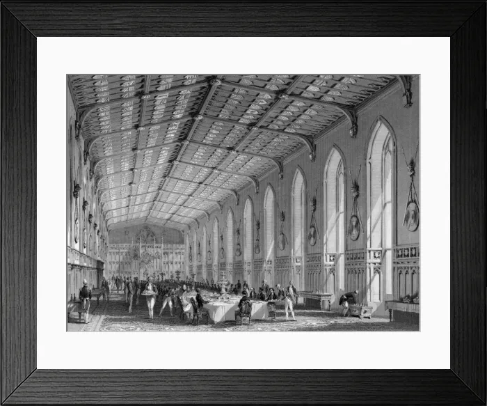 Framed Print : St Georges Hall, Windsor Castle Framed Print : St Georges Hall, Windsor Castle