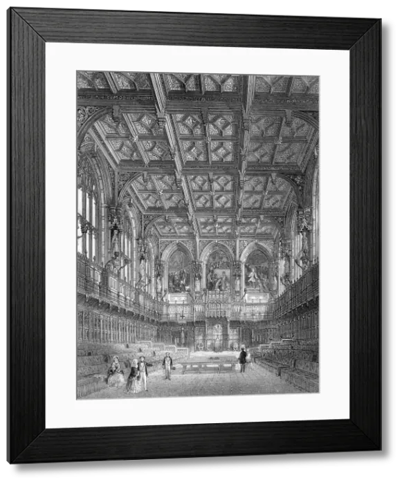 Framed Print : Interior of the House of Lords, circa 1851 Framed Print : Interior of the House of Lords, circa 1851