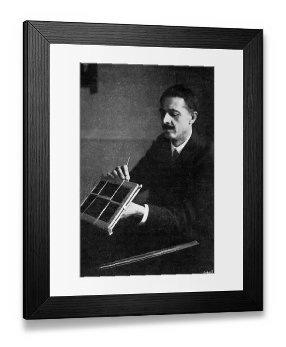 Framed Print : Paranormal: William S. Marriott demonstrates spirit writing Framed Print : Paranormal: William S. Marriott demonstrates spirit writing