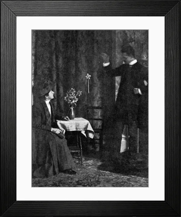 Framed Print : Paranormal: William S. Marriott flower levitation trick Framed Print : Paranormal: William S. Marriott flower levitation trick
