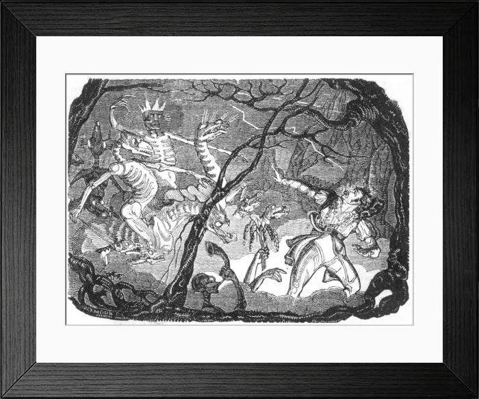 Framed Print : Encounter with demons Framed Print : Encounter with demons