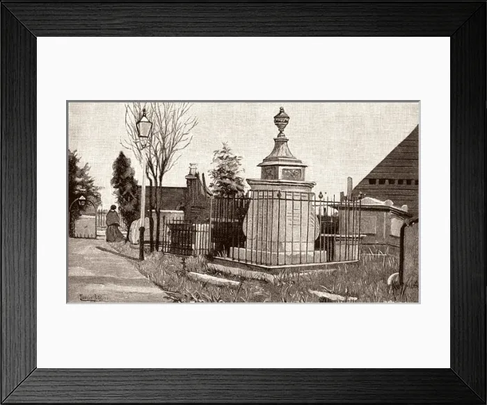 Framed Print : Hogarths Tomb, Chiswick Framed Print : Hogarths Tomb, Chiswick