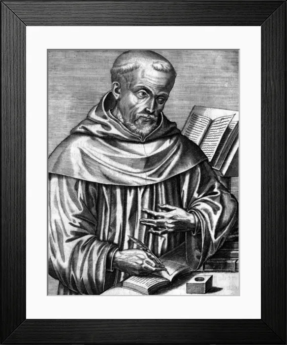 Framed Print : St Bernard of Clairvaux Framed Print : St Bernard of Clairvaux