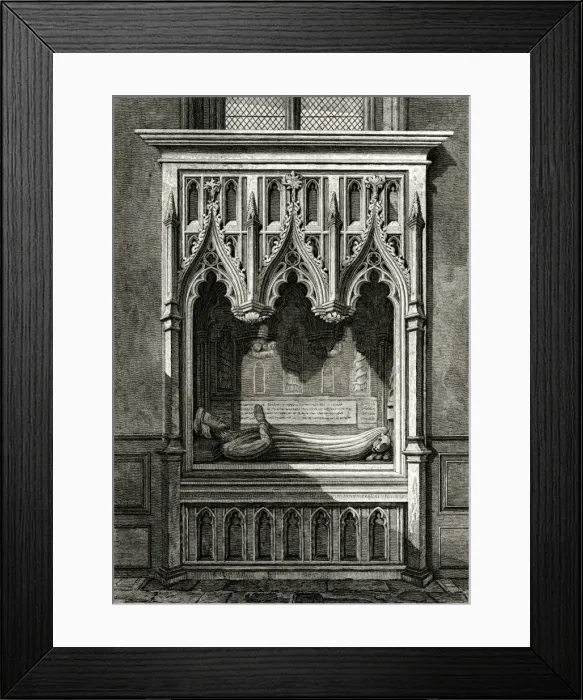 Framed Print : John Gower / Monument Framed Print : John Gower / Monument
