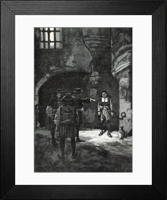 Framed Print : Jacques Aymar dowsing Framed Print : Jacques Aymar dowsing
