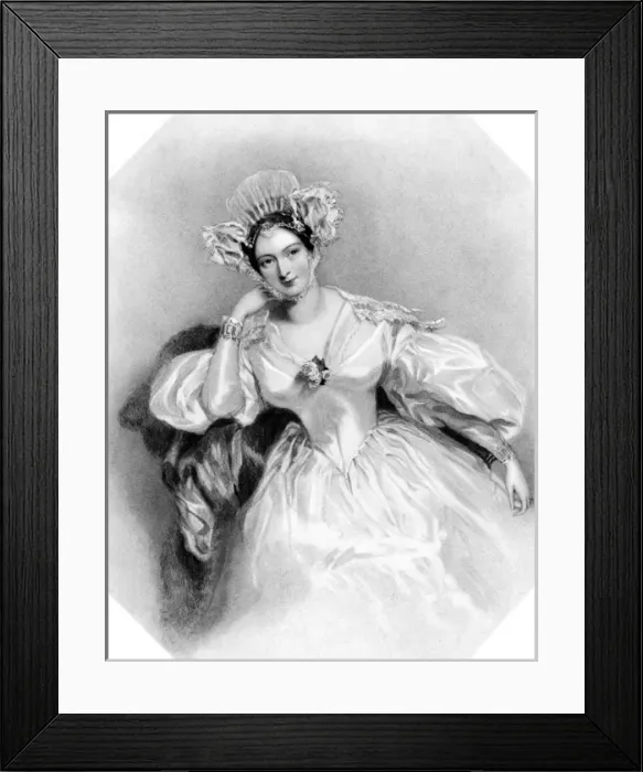 Framed Print : Marguerite, Countess of Blessington Framed Print : Marguerite, Countess of Blessington