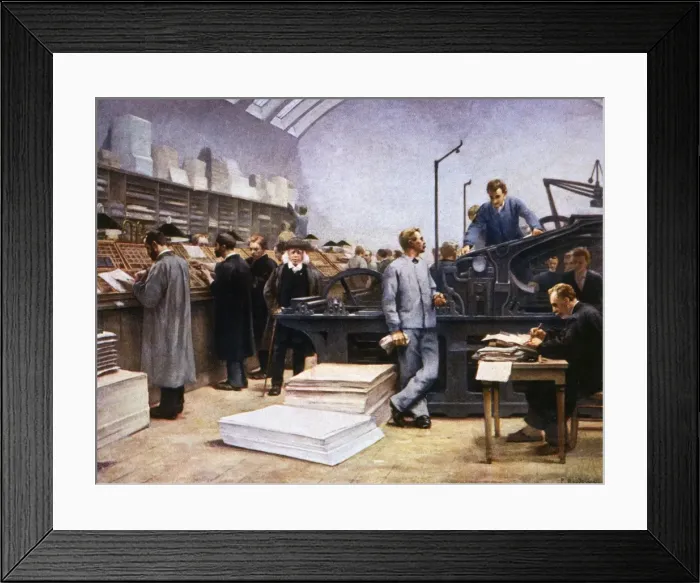 Framed Print : Printing Works, Rouen Framed Print : Printing Works, Rouen