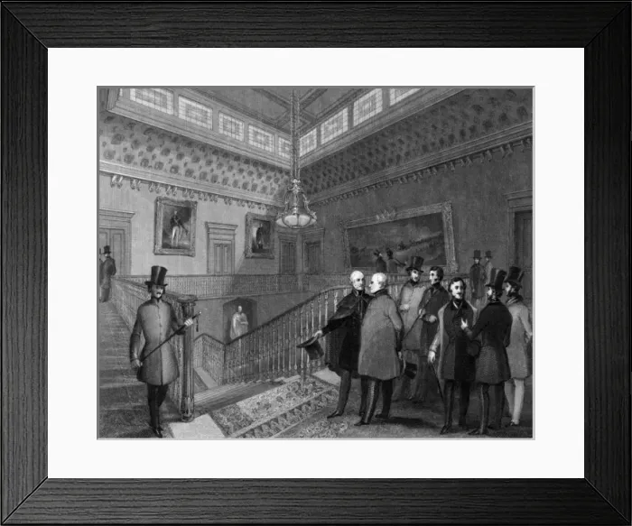 Framed Print : United Service Club, 1840 Framed Print : United Service Club, 1840