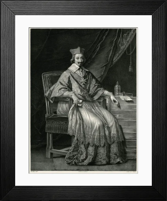 Framed Print : Cardinal Richelieu Framed Print : Cardinal Richelieu