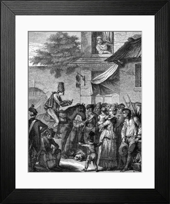 Framed Print : Quack Doctor on Horse Framed Print : Quack Doctor on Horse